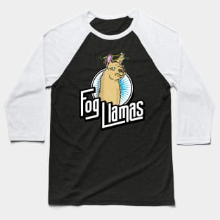 Fog Llamas Baseball T-Shirt